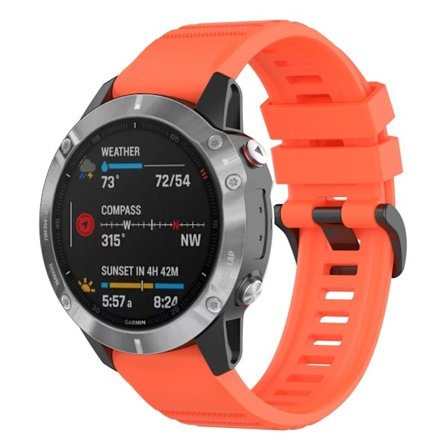Garmin Epix / Fenix 7 klockarmband i silikon - Korall