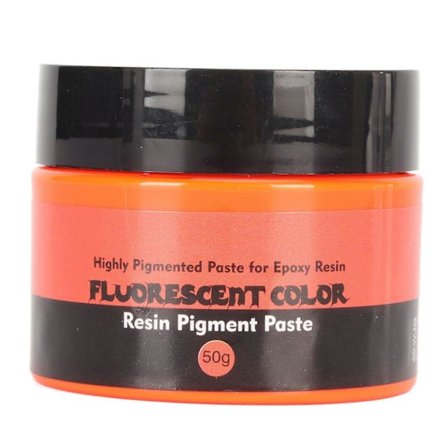 50g Fluoresoiva Väri Hartsi Pigmentti Tahna Korkea Pitoisuus Erittäin Pigmentoitunut Hartsi Pigmentti Tahna DIY Maalaus Taiteeseen Fluoresoiva Oranssi