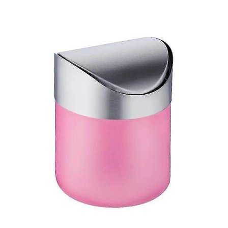 Mini Skrivbordskorg med Lock, Papperskorg Liten Skrivbordskorg Inomhus Soptunnor för Skrivbord Kontor Badrum Kök Avfallsbehållare 1st