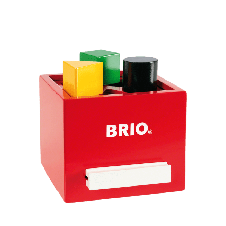 Brio Plocklåda Röd Träleksaker ONESIZE