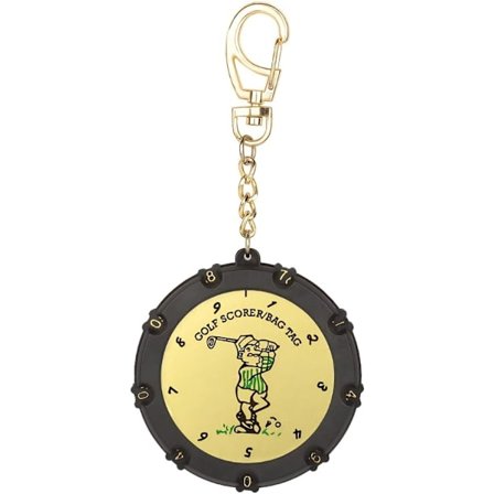 Golf Score Teller, 18 Hull Golf Score Teller Rund Golfspiller Score Teller med Klips