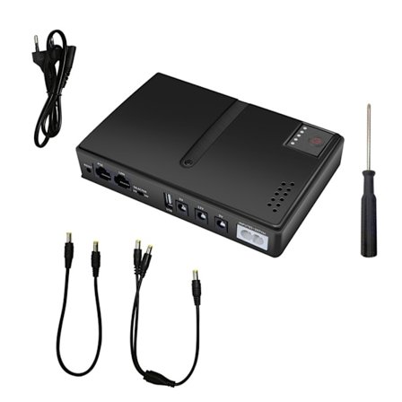 Bærbar UPS Mini Uafbrydelig Strøm 5V 9V 12V Hjem Bærbar Router Wifi