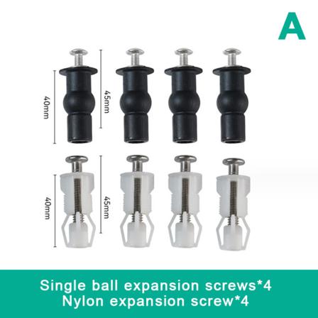 Toiletsædeskruer Møtrikdæksel Låg Topfastgørelse Blindhulsmontering A