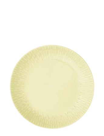 Confetti Lunch Plate W/Relief 1 Pcs . Giftbox Home Tableware Plates Small Plates Yellow Aida