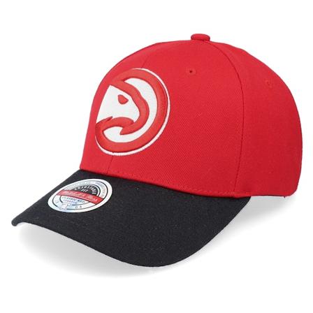 Mitchell & Ness - NBA Červená adjustable Kšiltovka - Atlanta Hawks Team 2 Tone 2.0 Stretch Red/Black Adjustable @ Hatstore