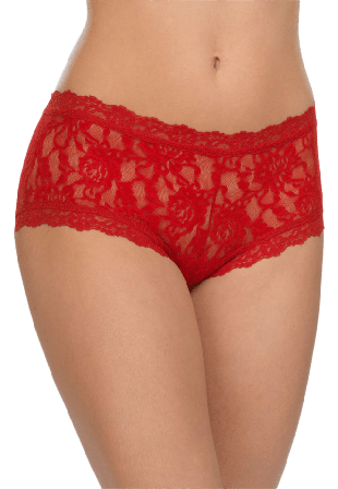 Hanky Panky Signature Lace Boyshort Trosor Dam Röd S