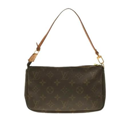 Louis Vuitton Vintage Pre-owned Polyester hndtasker Brun, Dame Vintage Tasker, Størrelse: ONE Size