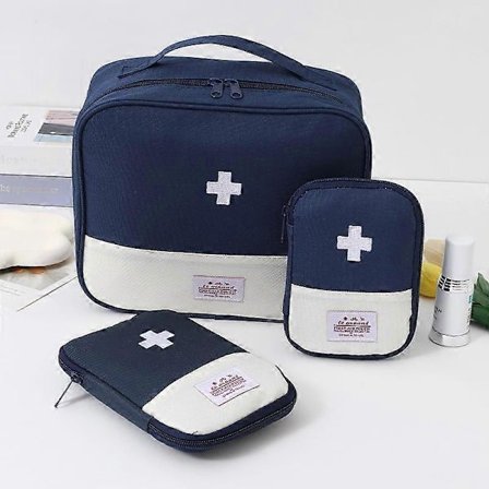 Oppbevaringspose for medisin Mini tom førstehjelpspose for nødsituasjoner