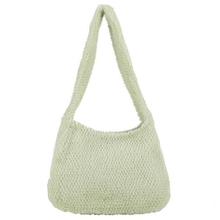 Vinterväska Plyschväska GRÖN green