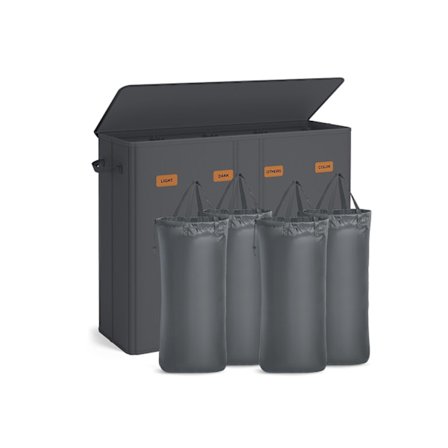 Rootz Tvättkorg - kläder hamper - förvaringskorg - Oxford -tyg - Hållbart och lätt - 84 cm x 33 cm x 75 cm