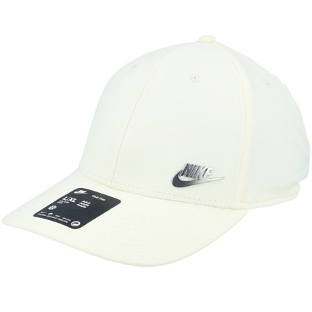 Nike - Hvid adjustable Kasket - Dri-fit Club Cap S Metal Futura L Milk/Silver Adjustable @ Hatstore