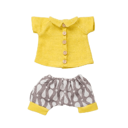 Littlephant Docktop Byxa Drop Dockor & figurer Grå