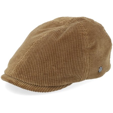 Lierys - Beige - flatcap - Cap - Duck Corduroy Beige Flat Cap - Hatstore