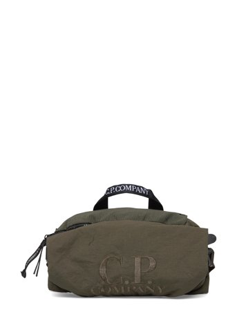C.P. Company Plain Paper Touch Logo Waistbag - Khaki green - ONE SIZE