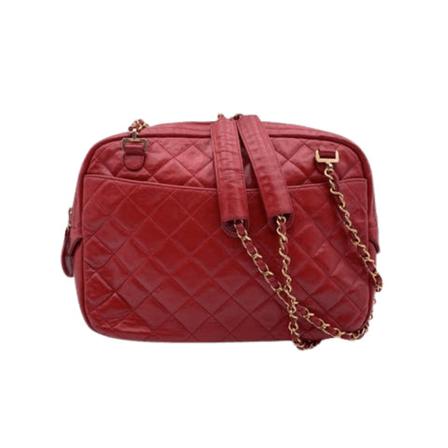 Chanel Vintage Pre-owned Shoulder Tas , Rood , Dames , Maat: ONE Size Vintage Tassen
