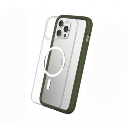 Magsafe Fodral för Apple iPhone 14 Pro - SPIGEN - MOD NX - Kamouflage - Grön - Smidig - Blandat