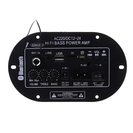 25W Förstärkarkort Bluetooth-kompatibel Amplificador USB FM Radio TF-spelare