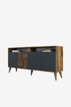 Hanah Home - Aflastningsbord Milana 160 cm - Brun - Skænke & sideboards - Fra Homeroom