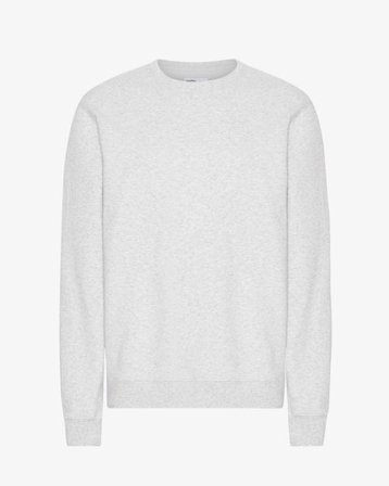Classic Organic Crew - Snow Melange - Male - S