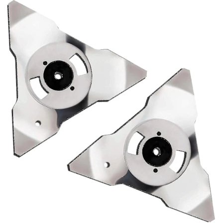 2-pak udskiftningsblade i rustfrit stål til Robomow robotplæneklippere RS TS MS RC TC MC-modeller