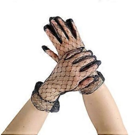 Aftenbanket Handsker Blonde til Operaer Prom til Kvinder og Piger 1920'er Tema Musikalske Operaer Danseartikler Sort (Sort)