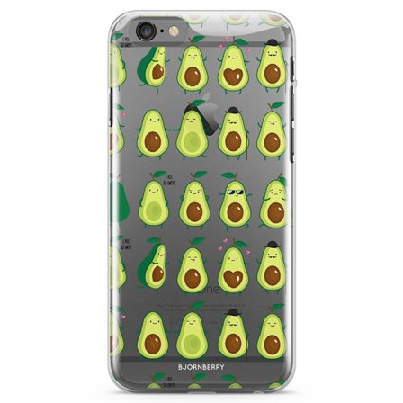 Bjornberry iPhone 6 Plus/6s Plus TPU Skal - Avocado Mönster