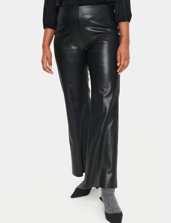 Saint Tropez Dowiesz Flared Pants - Black - XL