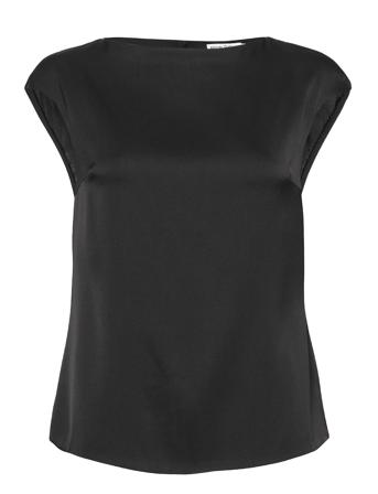 Yui Top Blouses Short-sleeved Musta Ahlvar Gallery