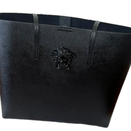 Svart handväska från Versace