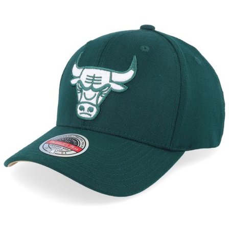 Mitchell & Ness - NBA Grön adjustable Keps - Chicago Bulls Green/Sand Classic Green Adjustable @ Hatstore
