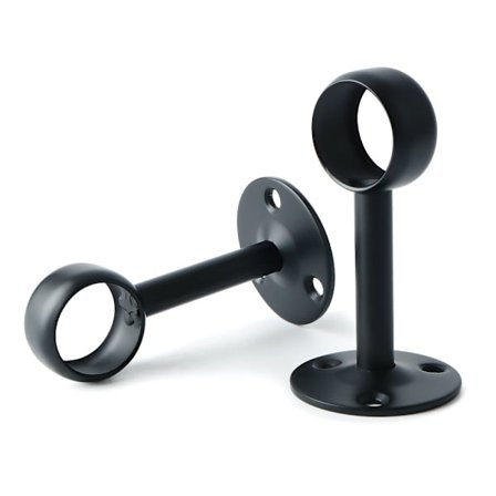 Gardinstångsfäste med skruvar Diameter 25mm, 2 st(25mm)