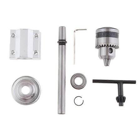 Benkdrill Uten Strøm Spindelmontering m/B10 Drillchuck for DIY Borddrill