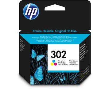 HP 302 Tri-Colour bläckpatron (F6U65AE)