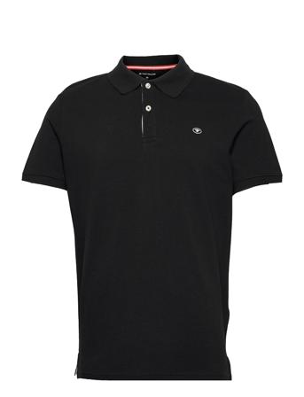 Basic Polo W Polos Short-sleeved Svart Tom Tailor