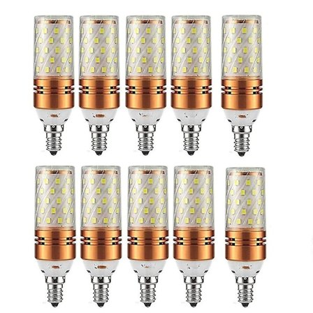 10 stk 12 W LED Maislamper 1000 Lm E14 E27 T 60 LED-perler