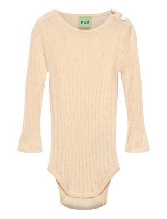 FUB Baby Pointelle Body - Cream - 68