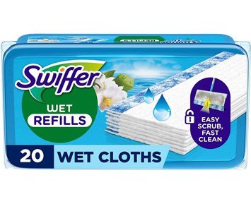Swiffer-Wet Refillers 20 pcs - Morning Fresh-Swiffer fuktige refillkluter med duft, 20 stk-Home & Household Consumables-Ukategoriserte produkter