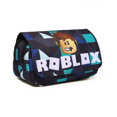 3D Perifer ROBLOX Dobbeltlags Penalhus Blyant Opbevaringspose