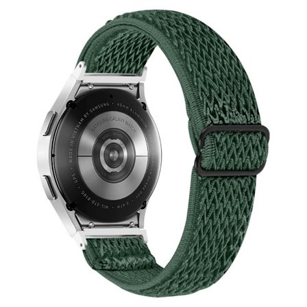 Samsung Galaxy Watch 5 / 5 Pro / 4 klockarmband i nylon - Militärgrön