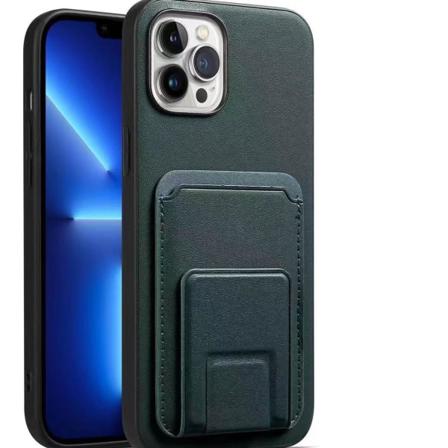 ‘iphone 14‘ Skal M Stark Magnet Avtagbar Korthållare M Ställfunk Grön