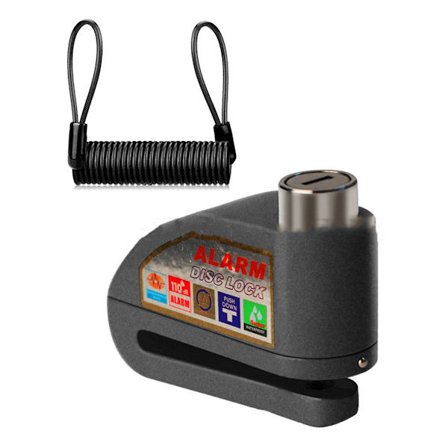 Bromsskivelås motorcykel lås larm 110db, skivlås bromslås