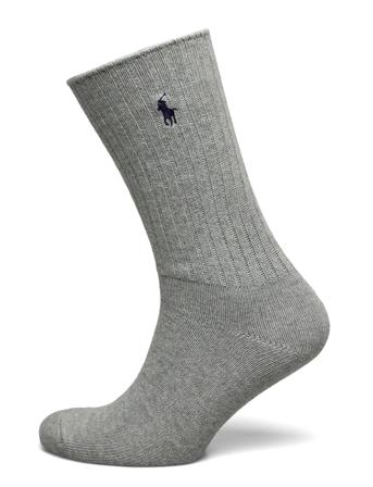 Cotton-Blend Crew Socks Polo Ralph Lauren Underwear Grey