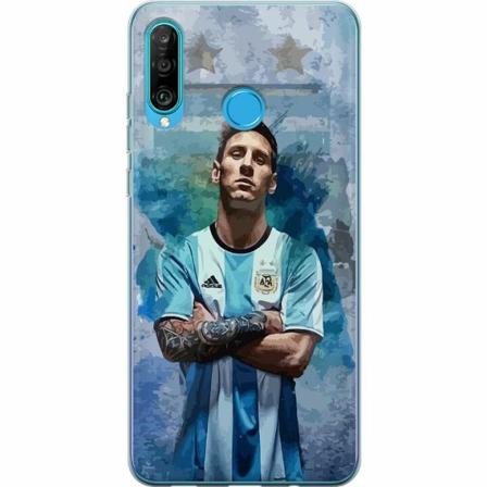 Huawei P30 Lite Genomskinligt Skal Lionel Andrés Messi