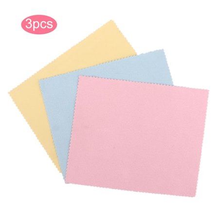 9 stk. dobbeltsidet urrengøringsklud til briller og linser