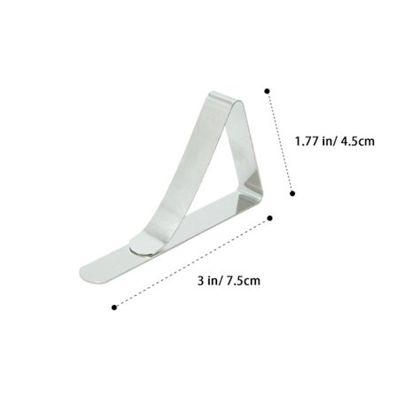 30 stk rustfrit stål dugclips forlænget udendørs vindtæt klips