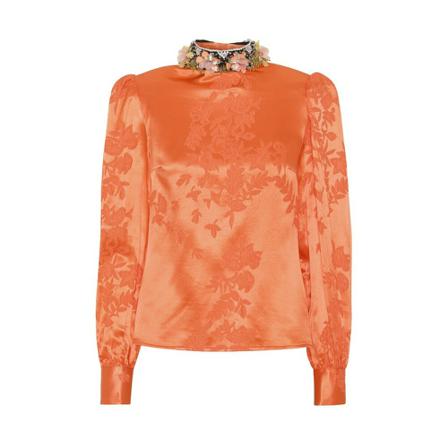 Custommade - Blusar - Orange - Dam - Storlek: S, Dam, Storlek: S