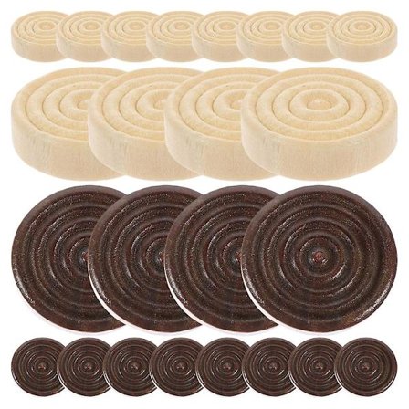 72 stk. Backgammon skakbrikker i træ, brikker til brætspil, tilbehør til brætspil