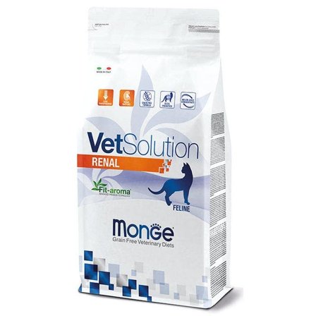 Monge VetSolution Renal Linea Veterinaria Cibo Secco Gatti 1,5 Kg