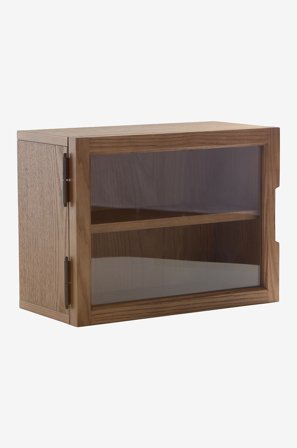 Jotex - Veggskap Valnøtt - DAFNES - Kjøp Skap & Vitrineskap hos Jotex