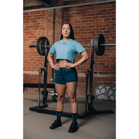 SBD Apparel SBD Reflect Crop Top Dam Blå